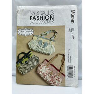 McCall's M6090 Artful Offerings Karina Hittle Handbag Purse Bag Pocketbook Uncut